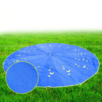 Color: Blue, Size: 1.8m - Children's star moon parachute