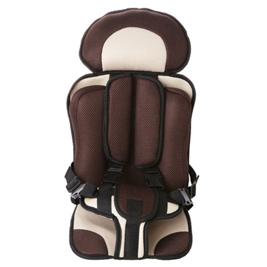 Color: Brown - Infant Safe Seat Mat Portable Baby Safety Seat Children's Chairs Updated Version Thickening Sponge Kids Car Stroller Seats Pad