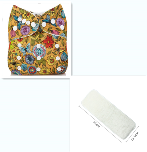 Color: F15 witha diaper - Baby Cloth Diapers, Washable Diapers