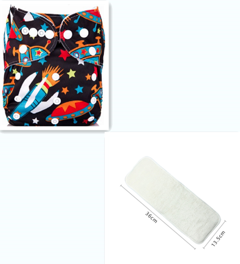 Color: F07 witha diaper - Baby Cloth Diapers, Washable Diapers