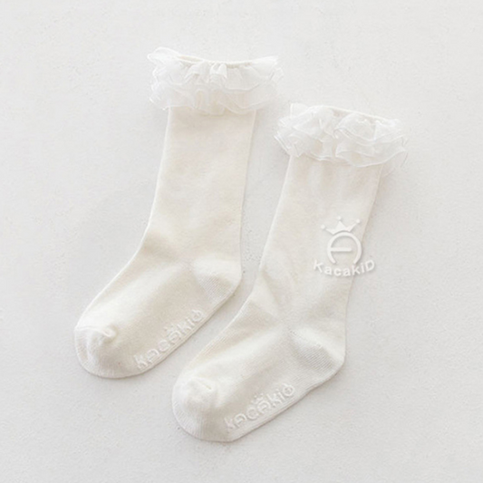 Color: Middle white, Size: S - New Arrival Newborn Socks Cartoon Cotton Baby Socks No-slip Infant Cotton Socks
