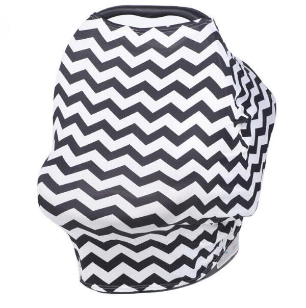 Color: Black - Nursing Breastfeeding Privacy Cover