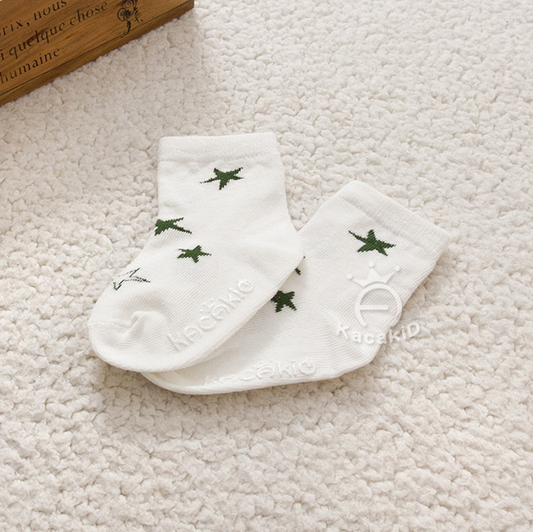 Color: Star, Size: S - New Arrival Newborn Socks Cartoon Cotton Baby Socks No-slip Infant Cotton Socks