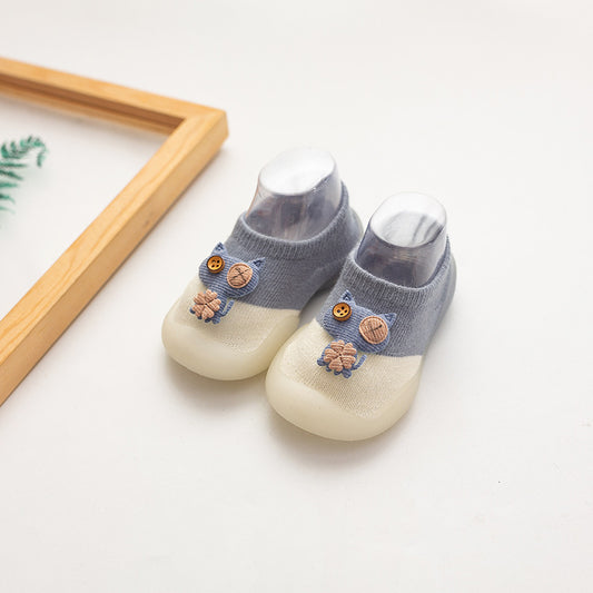 style: C, Shoe size: 20or21 - Children Floor Socks Baby Cartoon Toddler Socks