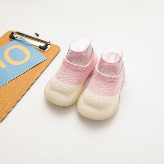 style: F, Shoe size: 18or19 - Children Floor Socks Baby Cartoon Toddler Socks