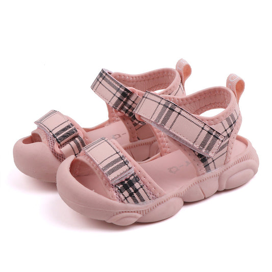 Color: Pink, Size: 21 - Korean Version of Baby Shoes 1-3 Years Old 2 Korean Version of Non-slip Soft sole