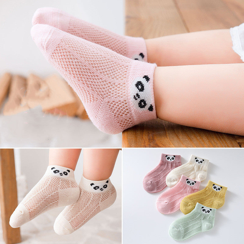 Children's Socks Thin Mesh Boat Socks Pure Breathable Baby Socks