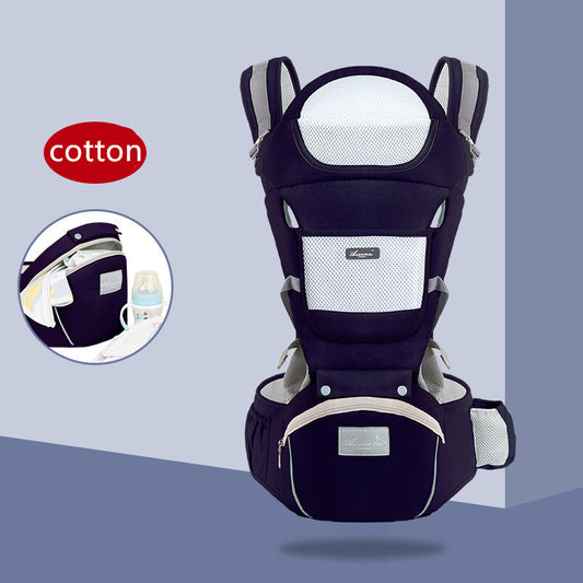 Color: Midnight blue, Style: C Style - Baby waist stool