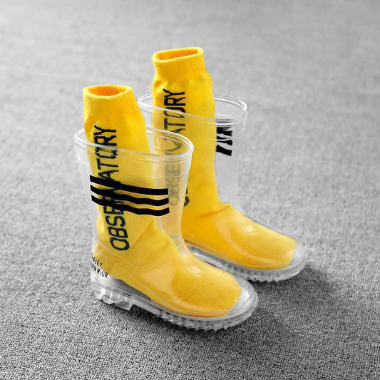 Color: A, Child size: 36 - Boys And Girls Non-slip Water Shoes