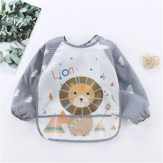 style: D, Size: One size - Baby Anti-wearing Children's Long-sleeved Water Gown