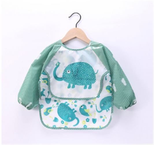 style: E, Size: One size - Baby Anti-wearing Children's Long-sleeved Water Gown