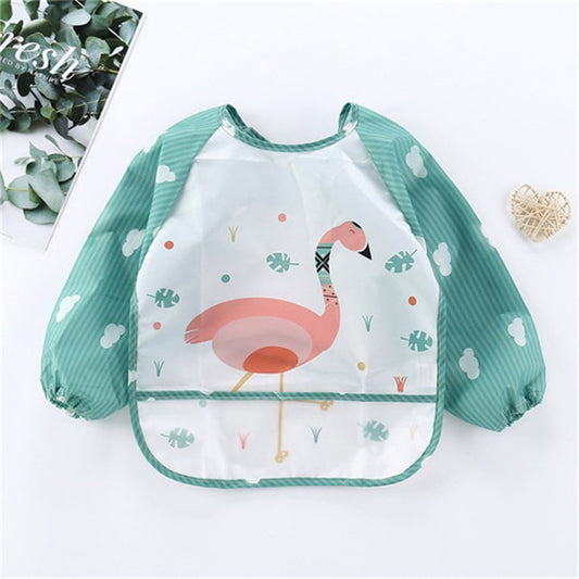 style: C, Size: One size - Baby Anti-wearing Children's Long-sleeved Water Gown