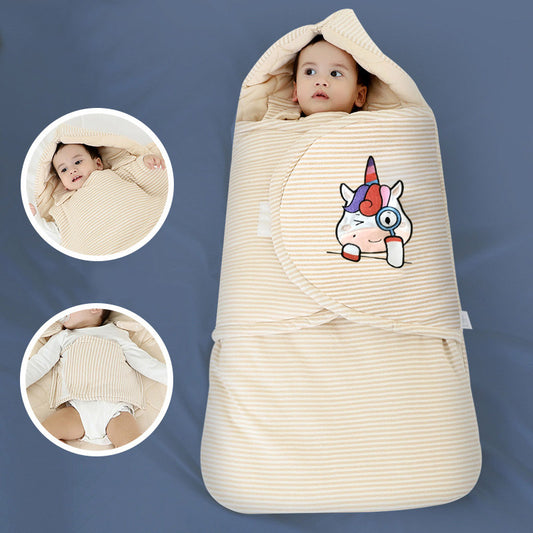 Color: Unicorn, Size: 100x52 - Baby Sleeping Bag Thickened Out In Autumn And Winter