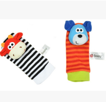 style: Socks styleB - Baby Cartoon Bell Wrist Strap Or Socks