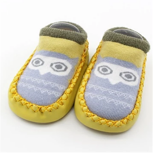 Color: B Yellow, Size: 12cm - Baby Floor Socks