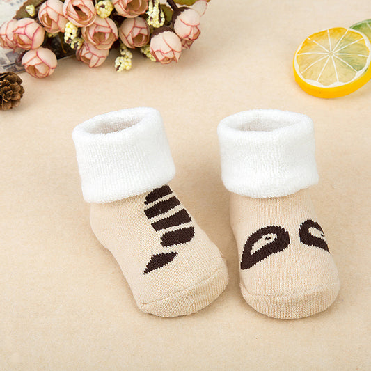 Baby cotton terry socks