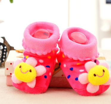 Style: 16, Size: Small - Cotton Baby Socks Christmas Socks For Newborns Gift Animal Lot Anti Slip With Rubber Soles For Child Boy Girl Newborn Baby Socks