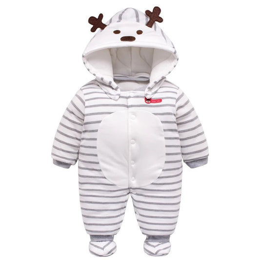 Color: 12 stytle, Size: 6m - The baby thickens the onesie