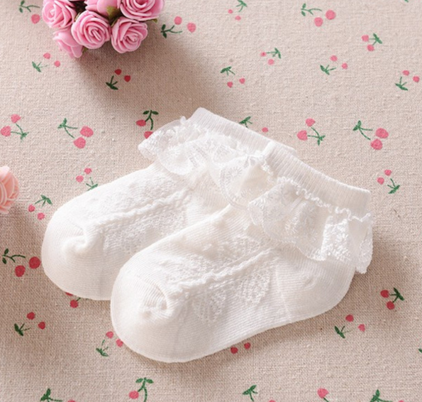 Children's lace boat socks Children's socks Girls baby mesh socks Thin lace princess socks