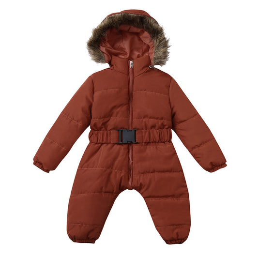 Size: 75cm, Color: Brown - Baby jumpsuit