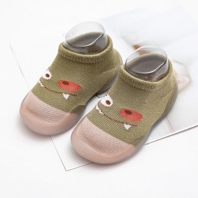 Color: Monster pink, Size: Size26 - Baby Footwear, Ultra-Thin, Breathable, Non-Slip, Soft-Soled, Waterproof Floor Shoes