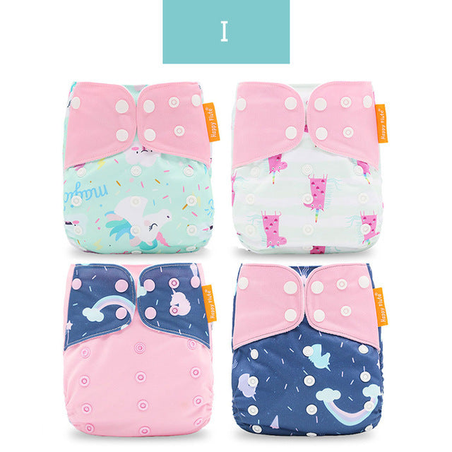 Specification: I - Washable Eco-friendly Cloth Diaper Ecological Adjustable Nappy Reusable Diaper