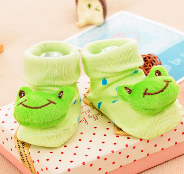 Style: 3, Size: Small - Cotton Baby Socks Christmas Socks For Newborns Gift Animal Lot Anti Slip With Rubber Soles For Child Boy Girl Newborn Baby Socks