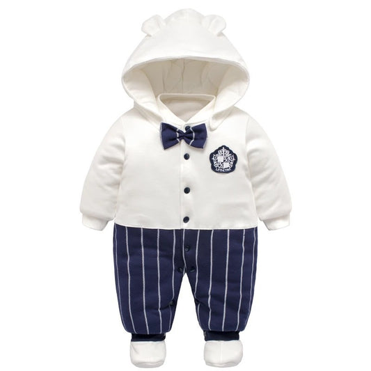Color: 15 stytle, Size: 3m - The baby thickens the onesie
