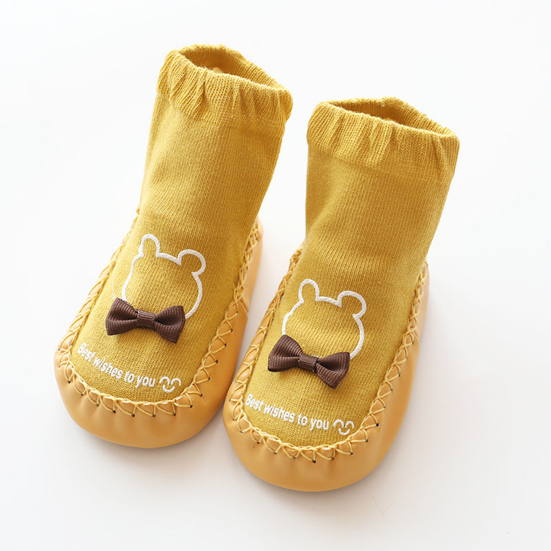 Autumn Winter Baby Girls Boys Socks Cute Cartoon Non-slip Cotton Toddler Floor Socks