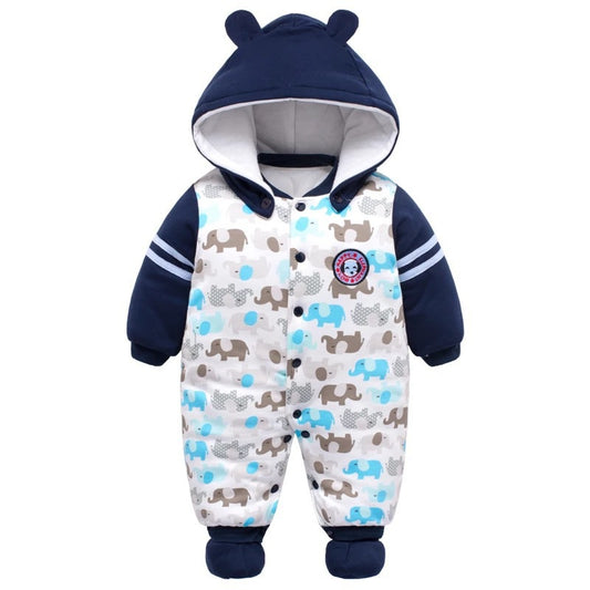 Color: 14 stytle, Size: 3m - The baby thickens the onesie
