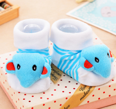 Style: 4, Size: Big - Cotton Baby Socks Christmas Socks For Newborns Gift Animal Lot Anti Slip With Rubber Soles For Child Boy Girl Newborn Baby Socks