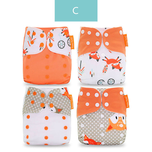Specification: C - Washable Eco-friendly Cloth Diaper Ecological Adjustable Nappy Reusable Diaper