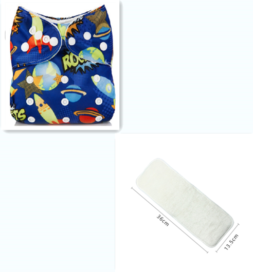 Color: F42 witha diaper - Baby Cloth Diapers, Washable Diapers