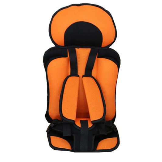 Color: Orange - Infant Safe Seat Mat Portable Baby Safety Seat Children's Chairs Updated Version Thickening Sponge Kids Car Stroller Seats Pad