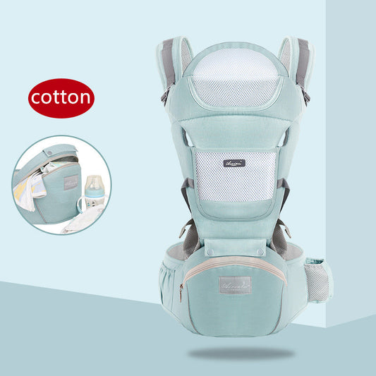 Color: Ice Star Green, Style: C Style - Baby waist stool