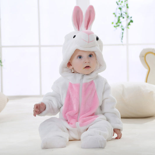 Color: White Rabbit, Appropriate Height: 18 to 24 - Baby Rompers Winter Autumn Clothes