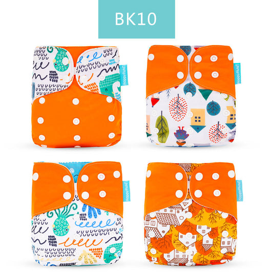 Specification: BK10 - Washable Eco-friendly Cloth Diaper Ecological Adjustable Nappy Reusable Diaper