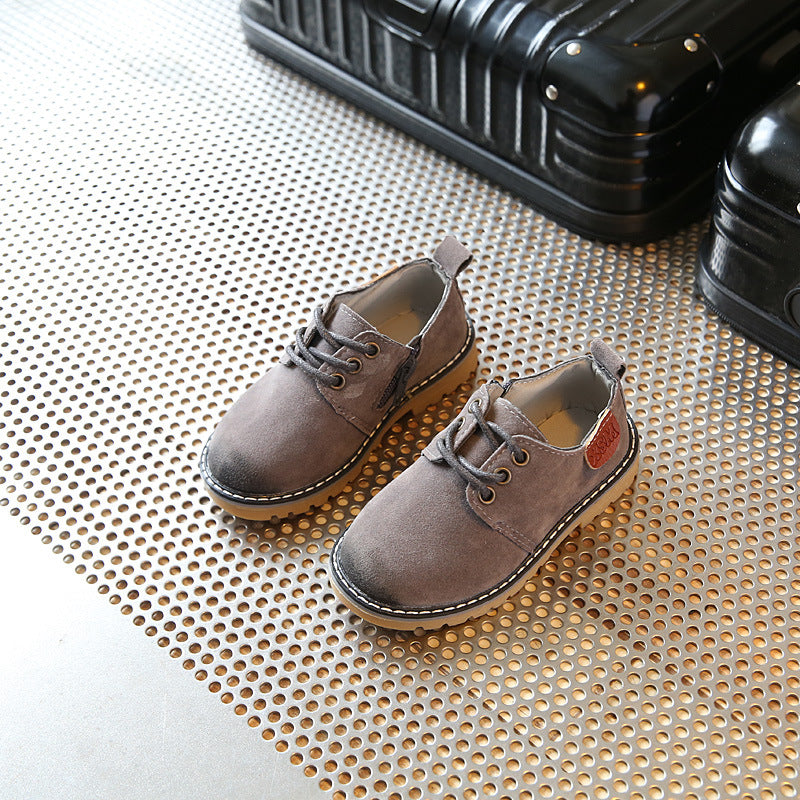 Spring 2021 children casual shoes, boys and girls shoes, British retro shoes, wear shoes, baby shoes