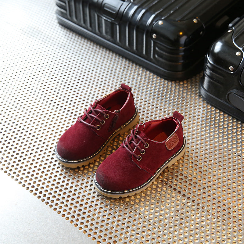 Spring 2021 children casual shoes, boys and girls shoes, British retro shoes, wear shoes, baby shoes