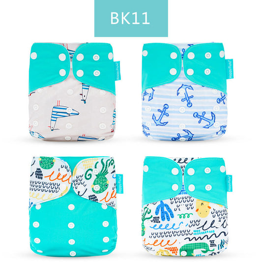 Specification: BK11 - Washable Eco-friendly Cloth Diaper Ecological Adjustable Nappy Reusable Diaper