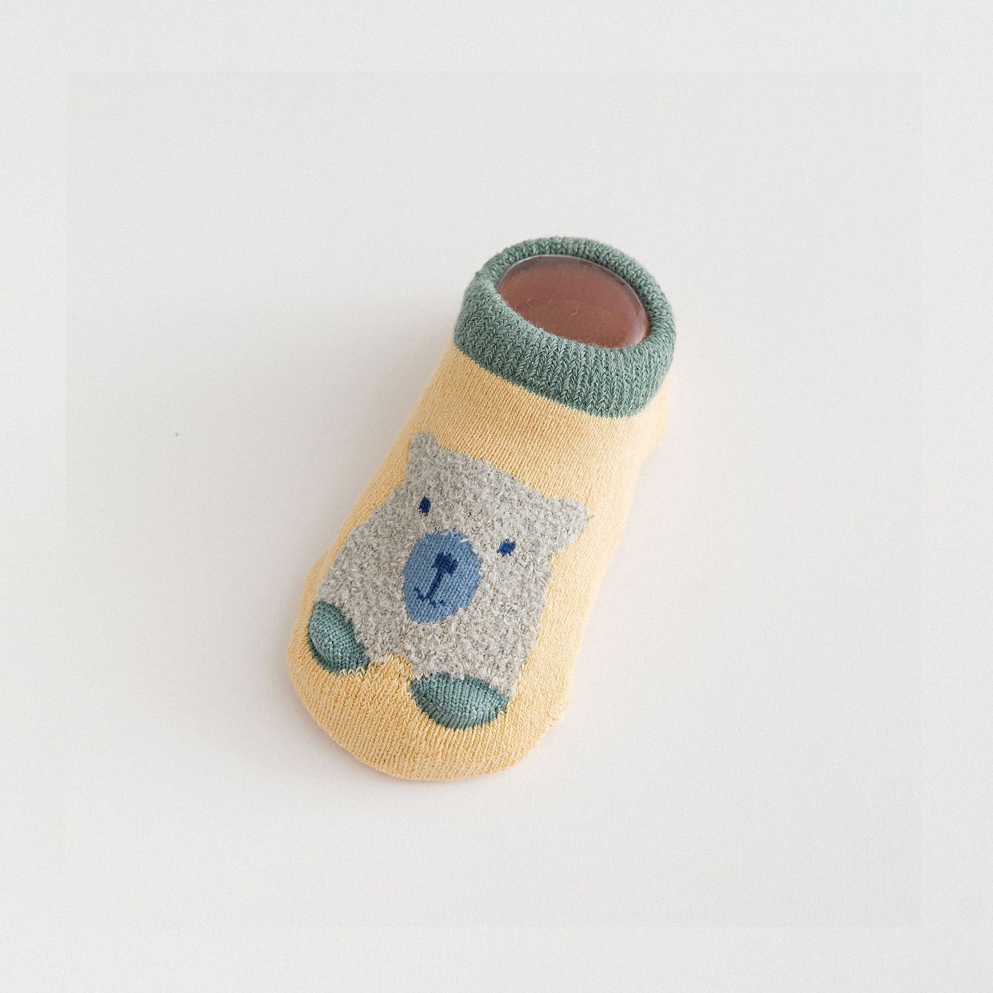 style: A, Size: S - Cute Cartoon Children's Socks Terry Thickened Baby