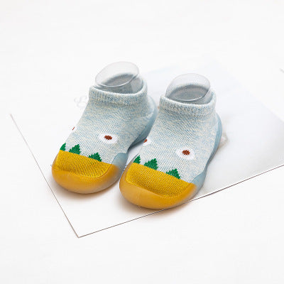 Color: Monster yellow, Size: Size22 - Baby Footwear, Ultra-Thin, Breathable, Non-Slip, Soft-Soled, Waterproof Floor Shoes