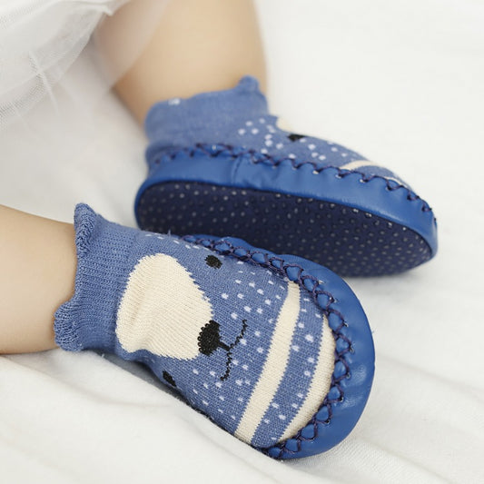 Color: Bule, Size: 14cm - Baby Floor Socks