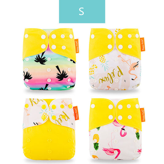Specification: S - Washable Eco-friendly Cloth Diaper Ecological Adjustable Nappy Reusable Diaper