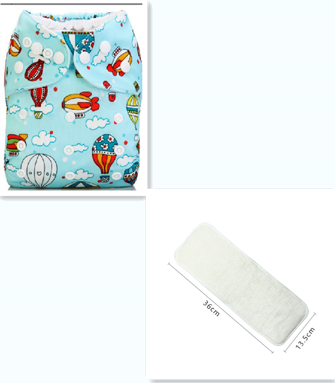 Color: F05 witha diaper - Baby Cloth Diapers, Washable Diapers