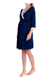 Paneled Sleeve Maternity Dress