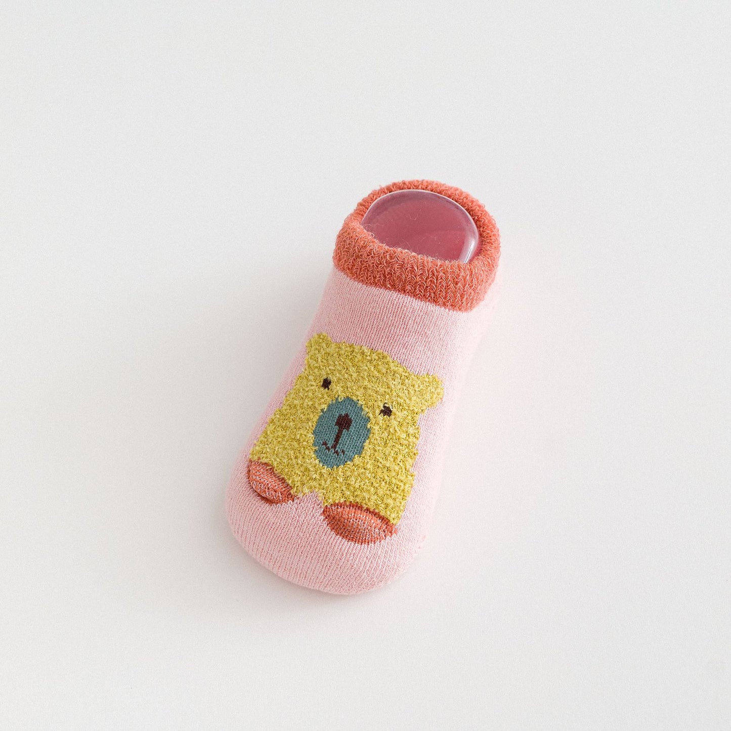 style: B, Size: M - Cute Cartoon Children's Socks Terry Thickened Baby