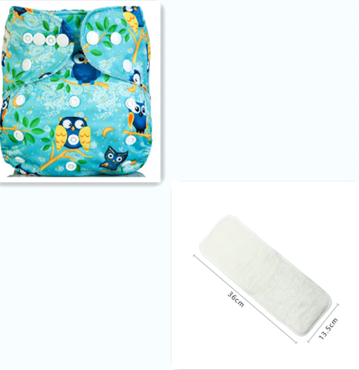 Color: F79 witha diaper - Baby Cloth Diapers, Washable Diapers
