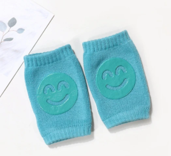 Color: Green, quantity: Q1pcs - Summer Terry Baby Socks Knee Pads