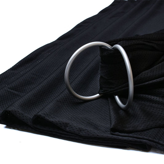 Color: Black - Mesh baby sling strap